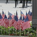 Flags at the WTC Memorial