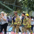 Fire fighters at the WTC Memorial