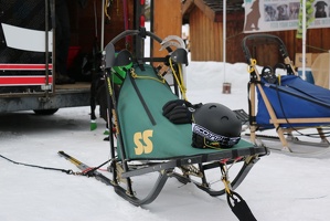 Two sleds and gear