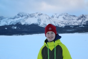 Smiling beneath the Sawtooths