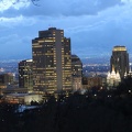 Downtown Salt Lake City at night