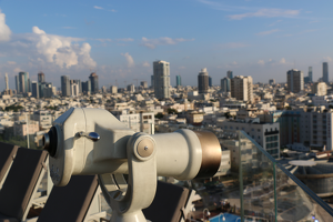 Tel Aviv from atop the Carlton Hotel