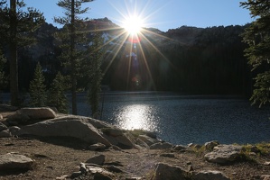 Sunset on Alpine Lake