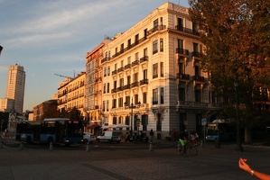 Madrid apartment at sunset