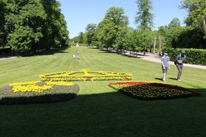 Lawn and flowers at Tullgarn Palace